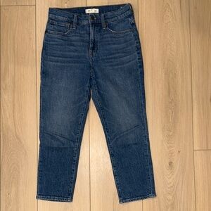 Madewell Classic Straight Jeans in Coldbrook Wash